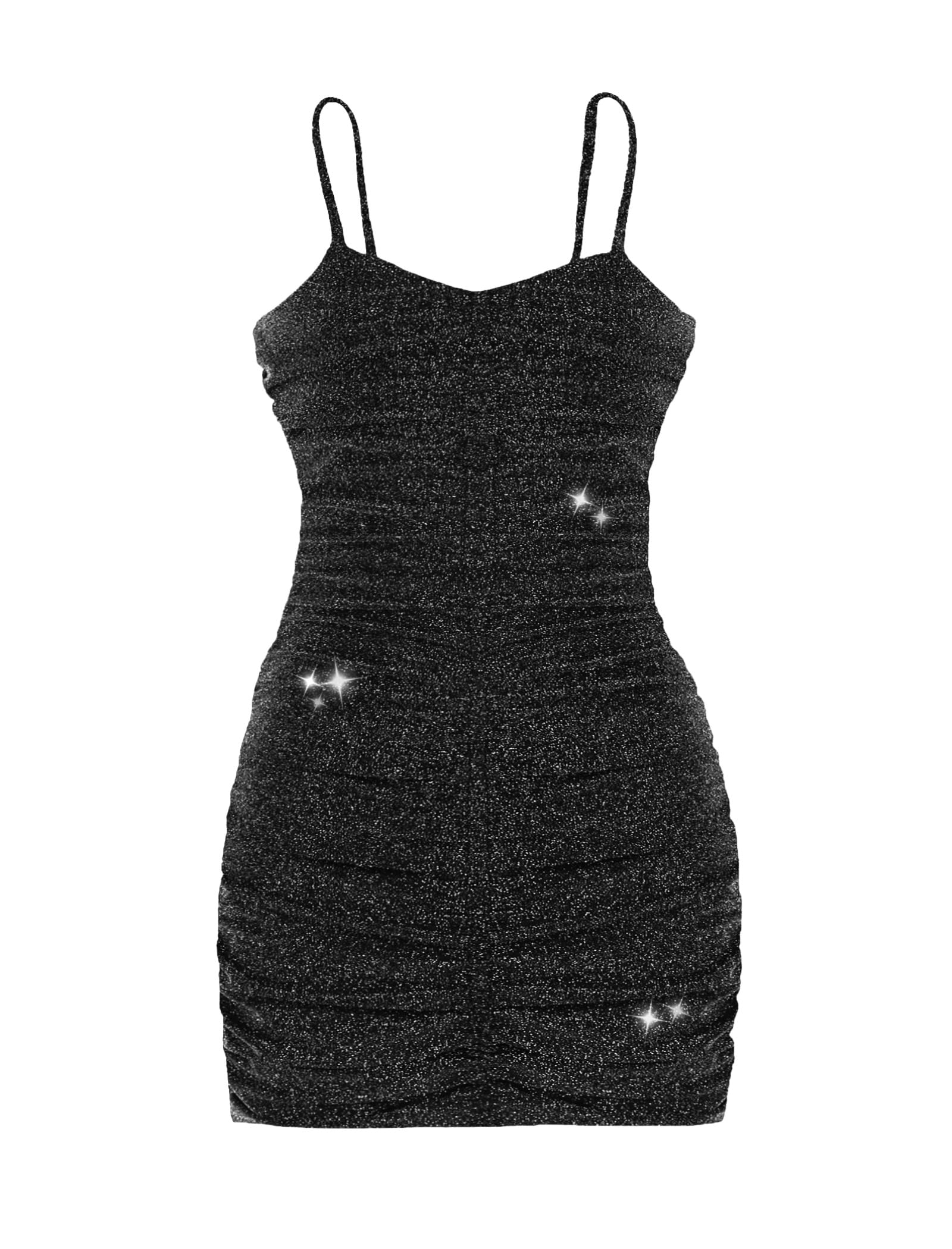EXARUS Girls Teen School Dance Formal Dress Tween Prom Party Special Occasion Graduation Short Fitted Bodycon Dresses