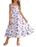 Arshiner Girls Cami Summer Dress Casual Sleeveless Sundress with Pockets for 5-14 Y