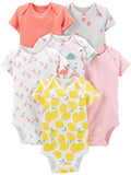 Simple Joys by Carter's Baby-Girls 6-Pack Short-Sleeve Bodysuit