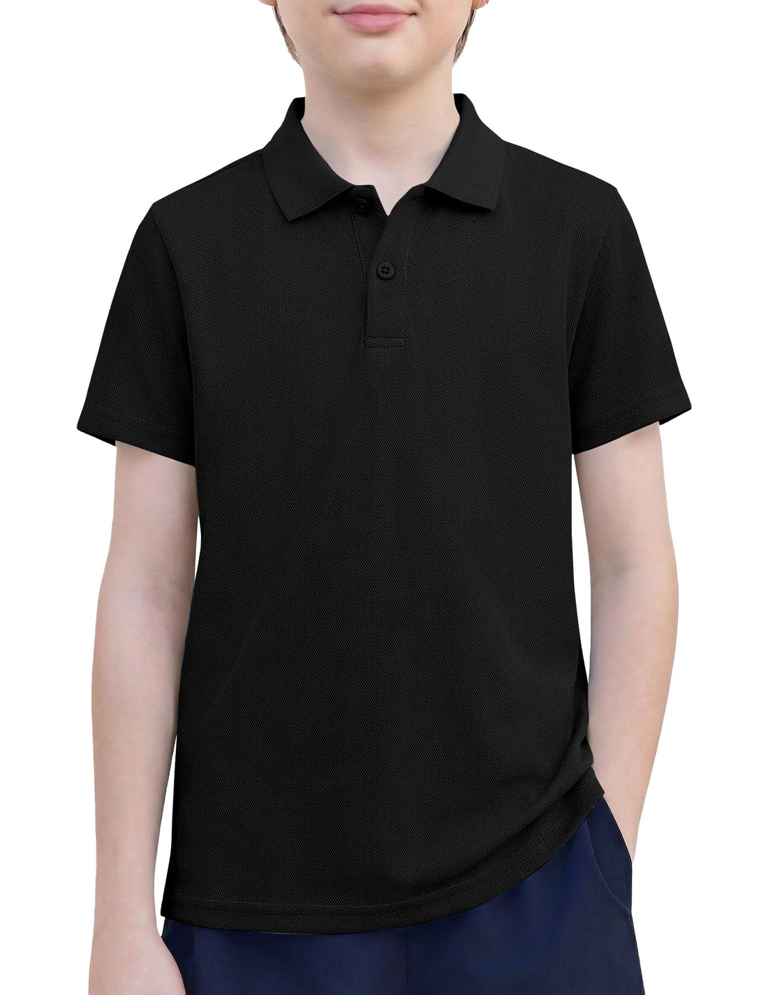 Boys Short Sleeve Performance Golf Polo Shirt
