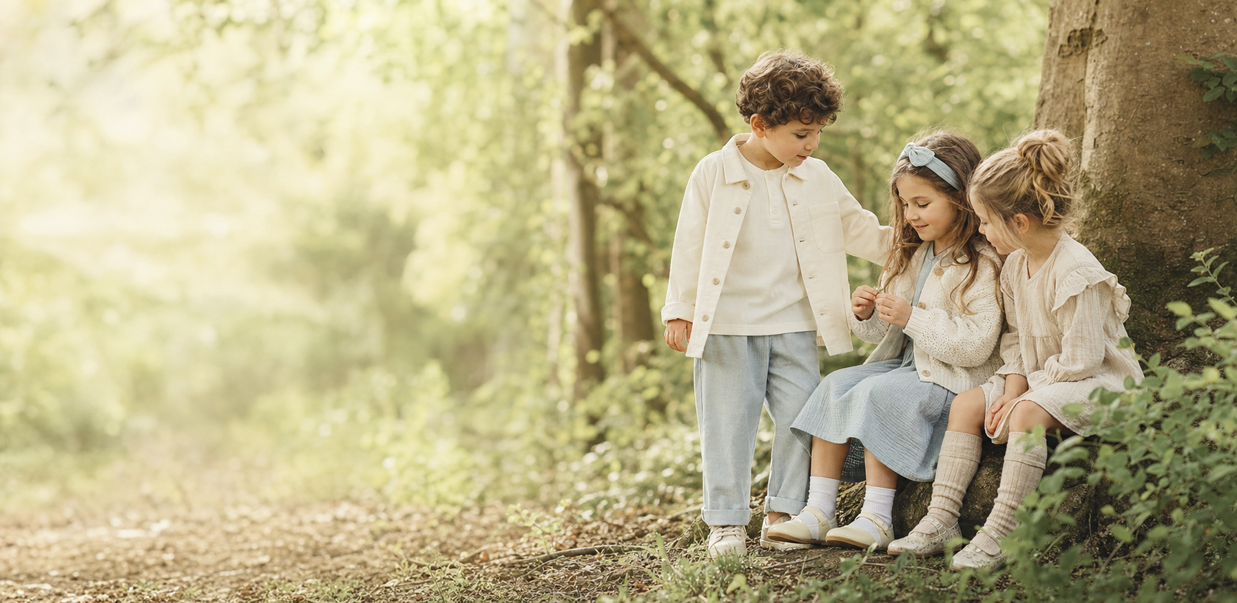 LittleNova children playing in soft natural light